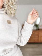 WRAPY| SWEAT|BEIGEGRAU