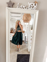 NOA|MIDI|Bottlegreensatin
