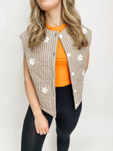 JILAY| WESTE|STRIPEBEIGE