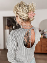 PERLA|PULLI|NADELSTREIFEN