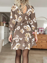 MASCHA | KLEID| BRAUNFLOWER