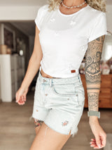 SUE|SHIRT|Schleife|weiß