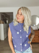 JILAY| WESTE|STRIPEBLUE