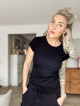 PHOEBE|SHIRT|RIPPBLACK