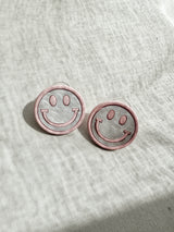 SMILEY|OHRHÄNGER| PERLMUTT