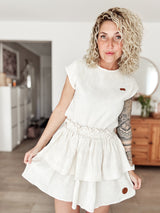 VOLLA| ROCK|MUSSELINBEIGE