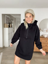 URBAN|HOODIEKLEID|blackblack