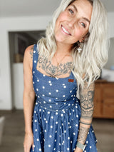 FLOER|LATZKLEID|Jeansdots