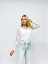 Stella| Longsleeve | Spitze| Uni