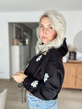 CROOPY|HOODIE|BLACK