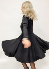 BELLA | KLEID| SCHWARZRIPP