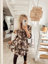 MASCHA | KLEID| BRAUNFLOWER