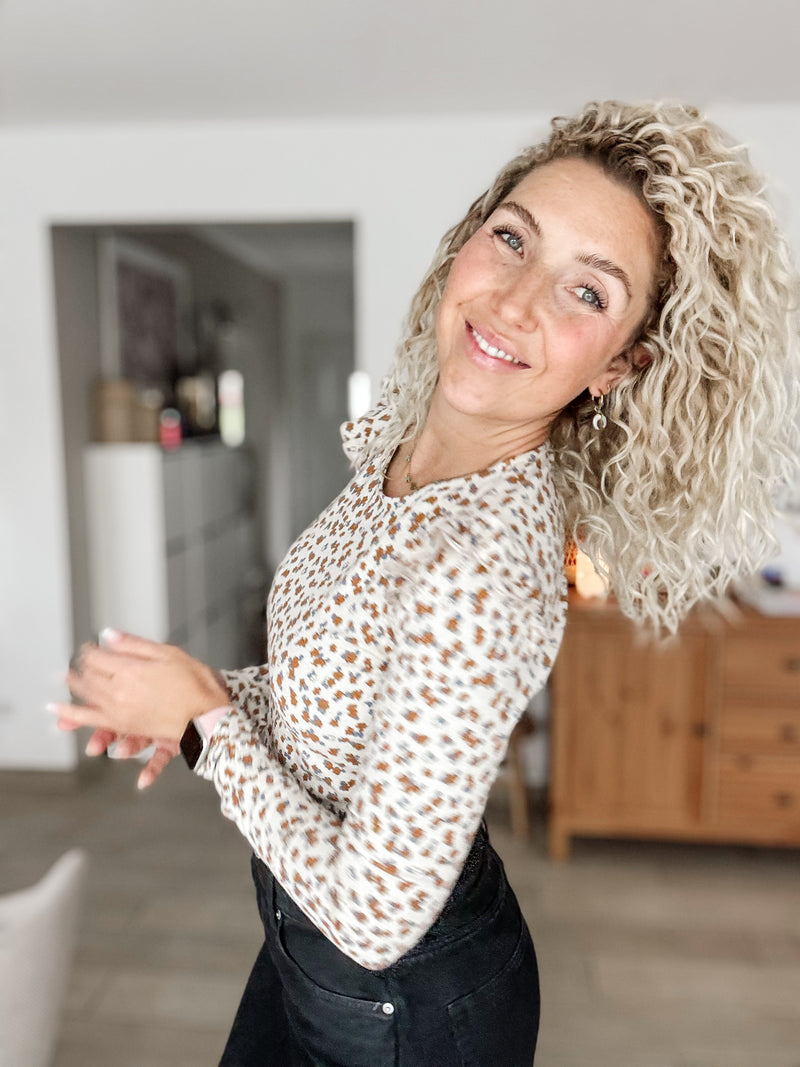 PHOEBE| SLEEVE | floralbeige