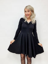 BELLA | KLEID| SCHWARZRIPP