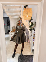 BELLA | KLEID| GOLDBRONZE