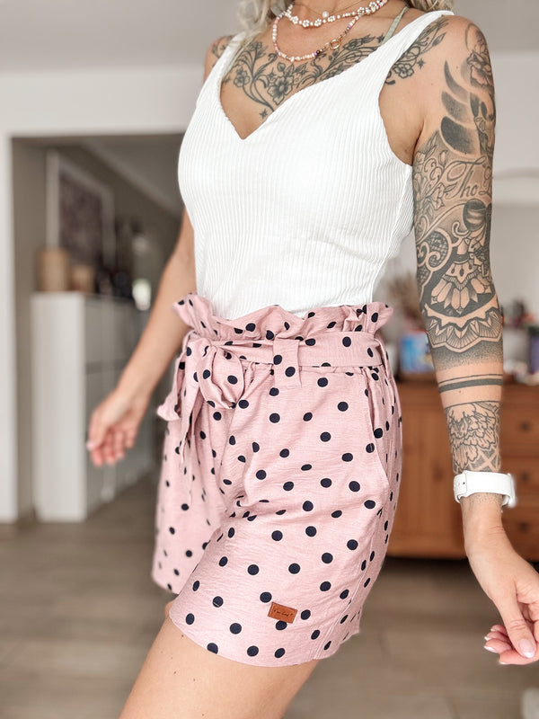PUCKBAG|SHORTS|ROSADOTS