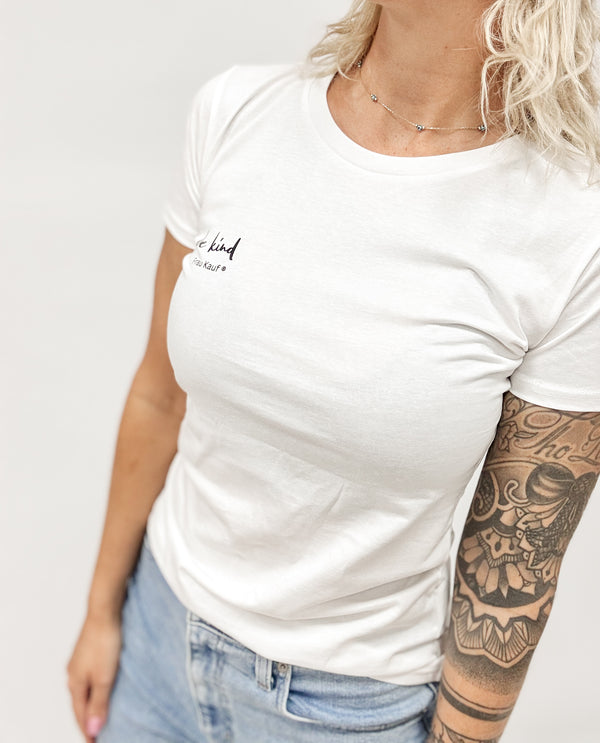 TSHIRT| PEACE | slimfit white