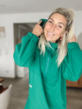 URBAN|HOODIEKLEID|GRÜN