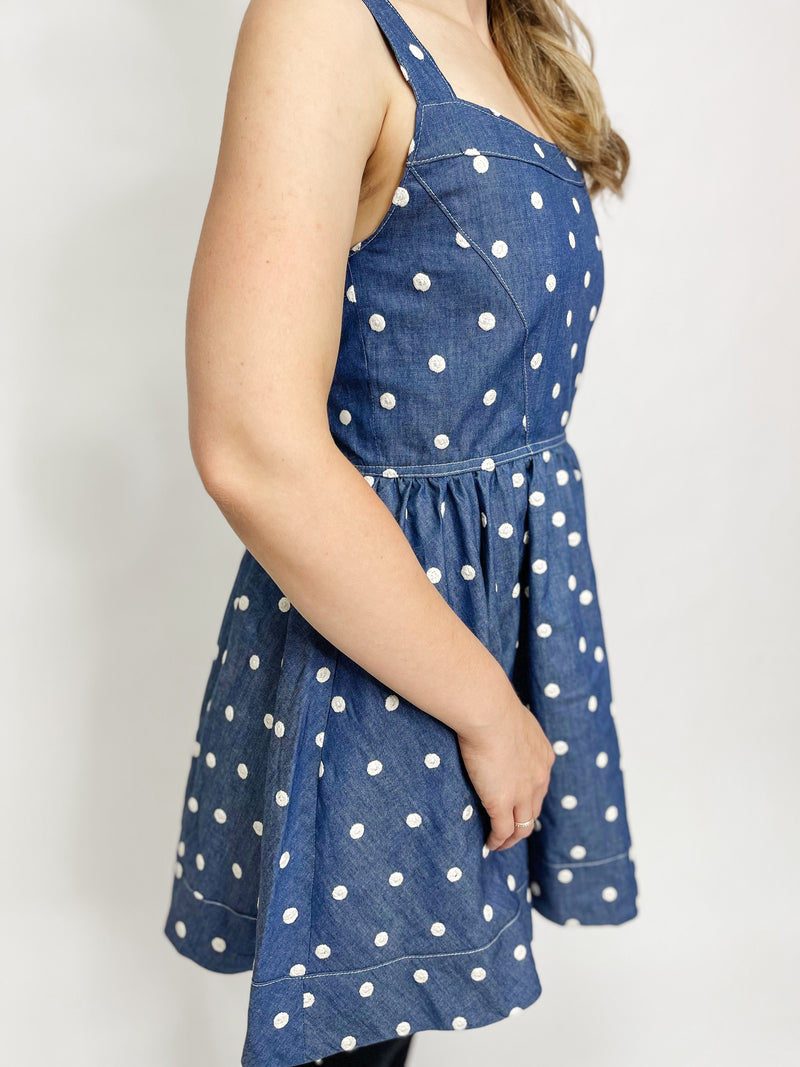 FLOER|LATZKLEID|Jeansdots