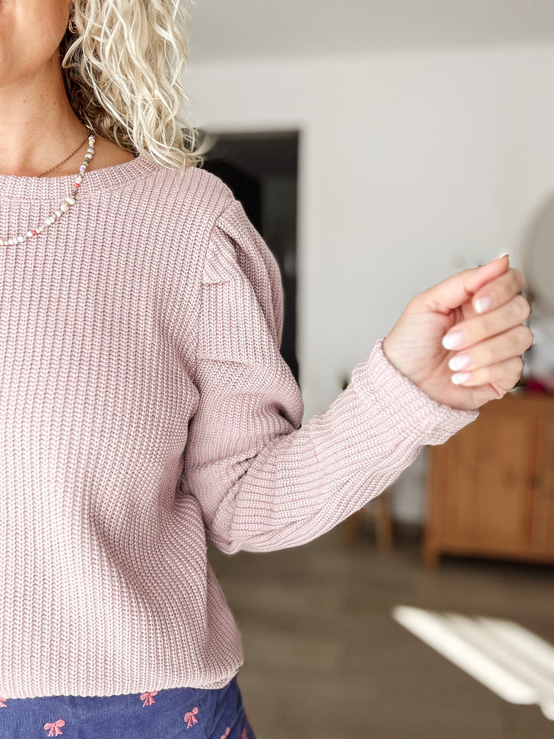 PERLA|STRICKPULLI|Rosa