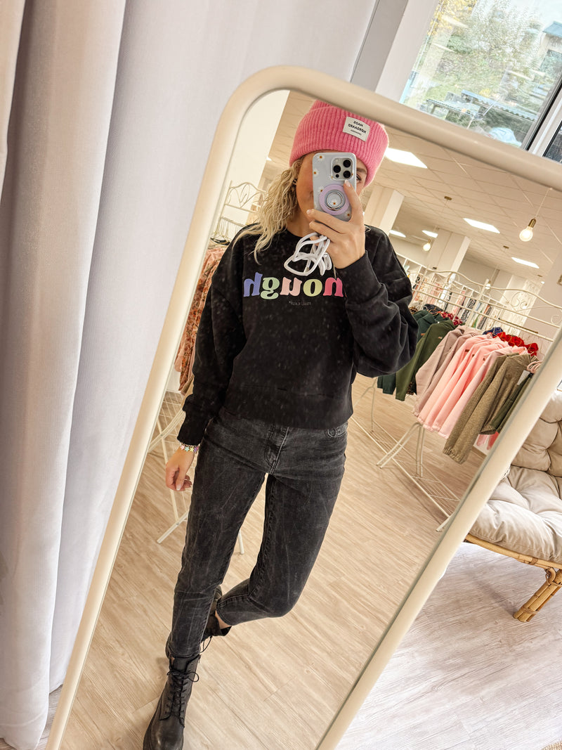 PULLOVER|BLACK|ENOUGH