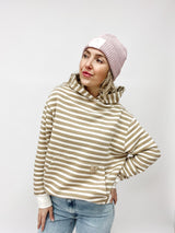 CLEO | HOODIE | STRIPES beige