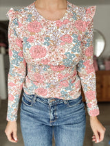 PHOEBE| SLEEVE | Pastellblumen