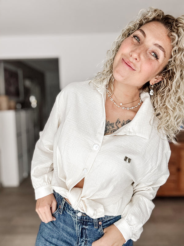 NIA|HEMD|CREMEGLITZER