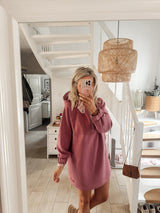 URBAN|HOODIEKLEID|oldrose