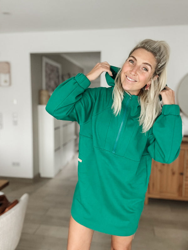 URBAN|HOODIEKLEID|GRÜN