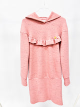 B-Ware LOVA | Hoodiekleid | Fischgrätenmuster