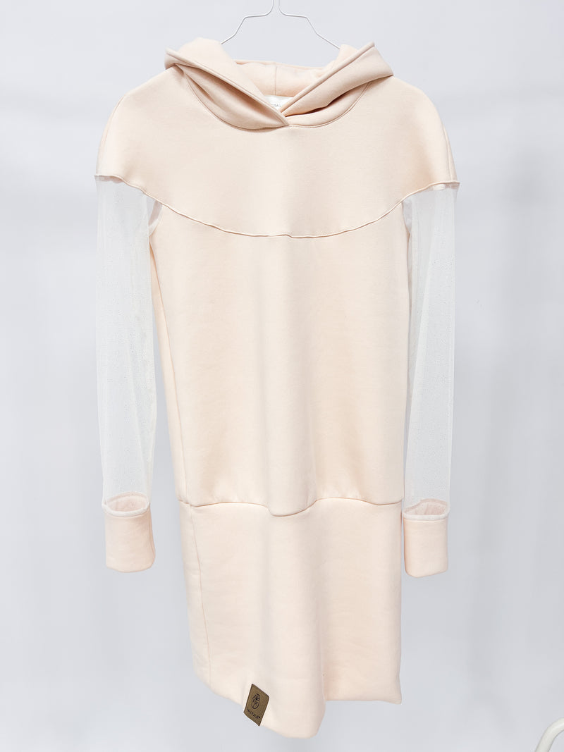 B-Ware LOVA | Hoodiekleid | Glitzertüll