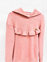 B-Ware LOVA | Hoodiekleid | Fischgrätenmuster