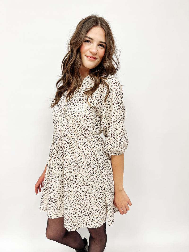 Kyla| Kleid | Viscose Leo glam