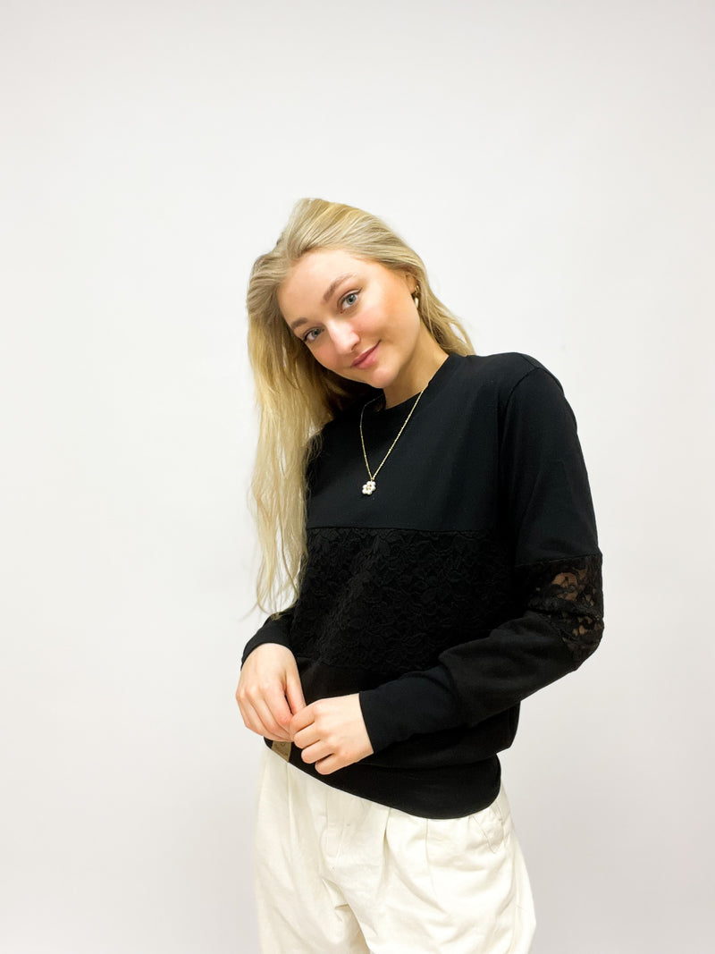 TILDA | Pullover | Velourleder