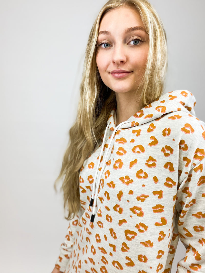 VRONI | VOKUHILA | Hoodiekleid gemustert