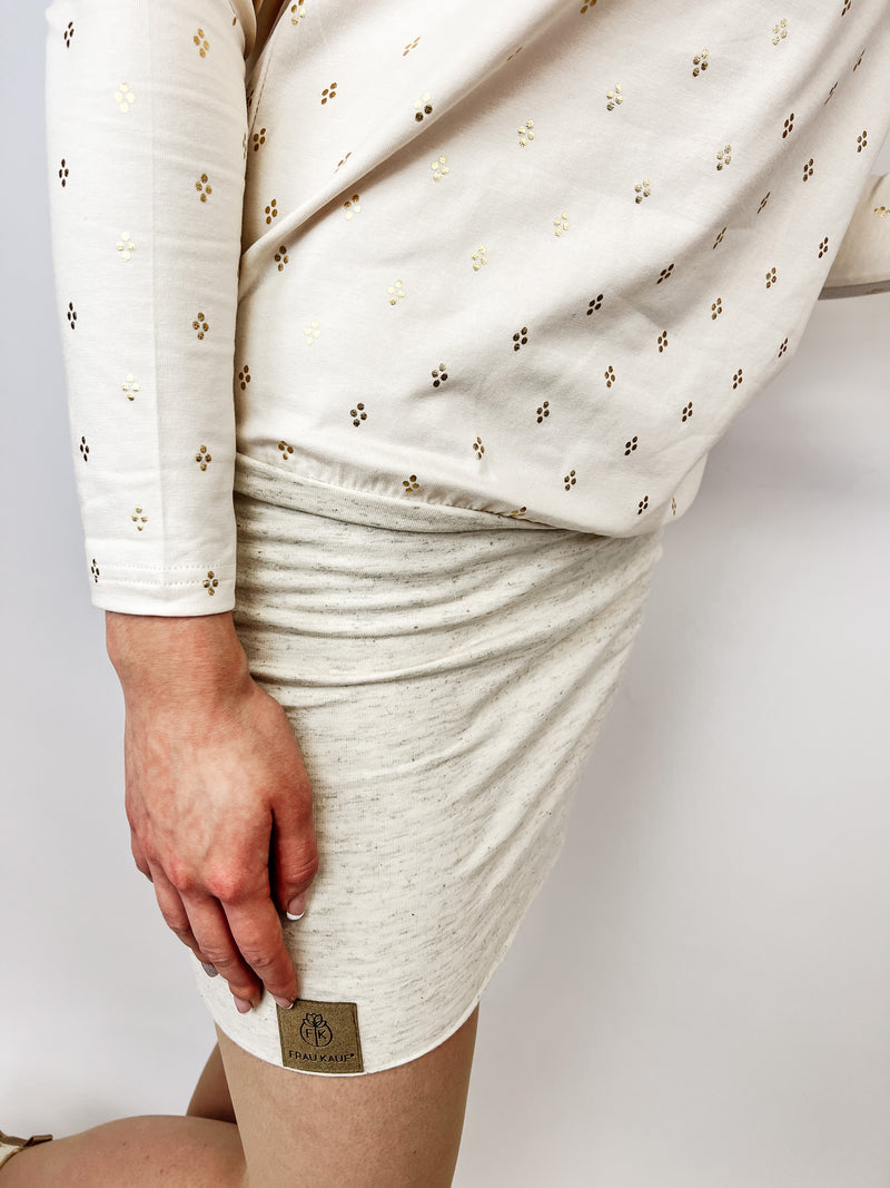 HERZENSSACHE| KLEID | Ecru Gold