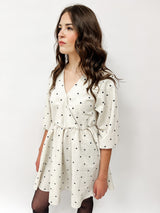 Kyla| Kleid | Leinenviskose Dots